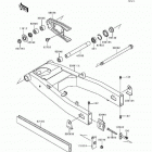 Ninja ZX-6 (ZX600-E3) Swingarm(zx600-e3)