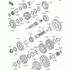 Ninja ZX-6 (ZX600-E3) Transmission(zx600de069248&nami.)