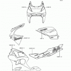 Ninja ZX-6R (ZX600-F1) Decals(green / white)(zx600-f1)