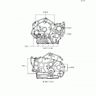 Vulcan 800 (VN800-A1) Болты крепления картера