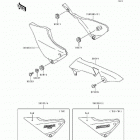 ZR1100 Zephyr (ZR1100-A4) Боковые обтекатели