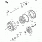 KDX250 (KDX250-D4) Сцепление