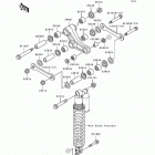 KDX250 (KDX250-D4) Задняя подвеска