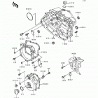 KLR250 (KL250-D11) Крышки двигателя