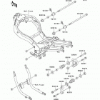 Ninja ZX-11 (ZX1100-D2) Рама ,крепежные детали