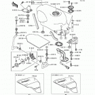 Ninja ZX-6 (ZX600-E2) Fuel tank(zx600-e2)