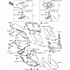 Ninja ZX-6 (ZX600-E2) Cowling lowers(zx600-e2)