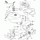 Ninja ZX-7R (ZX750-M2) Fuel tank(zx750-m2)