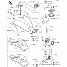 Ninja ZX-9R (ZX900-B1) Fuel tank(zx900-b1)