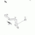 KX80 Big Wheel (KX80-T3) Педаль тормоза