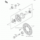 KX80 Big Wheel (KX80-T3) Передняя ступица