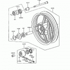 Concours (ZG1000-A8) Front wheel(zg1000-a7 / a8)