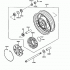 Concours (ZG1000-A8) Rear wheel / chain(zg1000-a7 / a8)