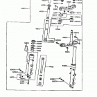 Concours (ZG1000-A8) Front fork(zg1000-a7 / a8)