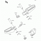 KDX200 (KDX200-E5) Подножки