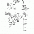 KLR650 (KL650-A7) Воздухозаборник