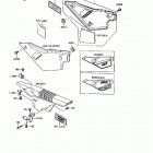 KLR650 (KL650-A7) Боковые обтекатели