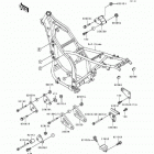 KLX650R (KLX650-A1) Рама ,крепежные детали