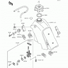 KLX650R (KLX650-A1) ТОПЛИВНЫЙ БАК