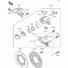 KX125 (KX125-J2) Задний суппорт