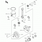KX125 (KX125-J2) Crankshaft / piston