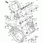 KX125 (KX125-J2) КАПОТ ДВИГАТЕЛЯ