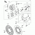 KX125 (KX125-J2) Передний суппорт тормозной