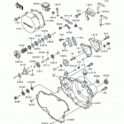 KX500 (KX500-E5) Крышки двигателя