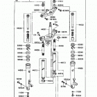 Ninja ZX-11 (ZX1100-C4) Передняя вилка (zx1100-c3 / c4)