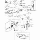 Ninja ZX-6 (ZX600-D4) ZZR600 Fuel tank(zx600-d4)