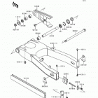 Ninja ZX-6 (ZX600-E1) Swingarm(zx600-e1 / e2)