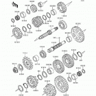 Ninja ZX-6 (ZX600-E1) Transmission(&nami.zx600de069247)