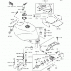 Ninja ZX-7R (ZX750-M1) Fuel tank(zx750-m1)