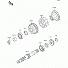 Zephyr 750 (ZR750-C3) Secondary shaft