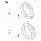 ZR1100 Zephyr (ZR1100-A2) Покрышки