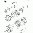 KDX200 (KDX200-E4) Сцепление