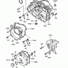 KLR250 (KL250-D9) КАПОТ ДВИГАТЕЛЯ