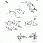 KX125 (KX125-J1) Наклейки