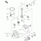 KX125 (KX125-J1) Crankshaft / piston