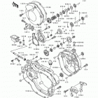 KX125 (KX125-J1) КАПОТ ДВИГАТЕЛЯ