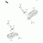 KX125 (KX125-J1) Подножки