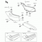 Ninja 250R (EX250-F6) Боковые обтекатели