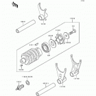 Ninja ZX-6 (ZX600-D3) ZZR600 Change drum / shift fork