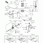 Ninja ZX-6 (ZX600-D3) ZZR600 Fuel tank(zx600-d2 / d3)