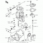 Ninja ZX-7R (ZX750-K2) Карбюратор в разборе