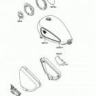 Vulcan 750 (VN750-A8) Decal(blue / gray)(vn750-a8 / a9)