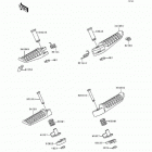 ZR1100 Zephyr (ZR1100-A1) Подножки