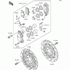 ZR1100 Zephyr (ZR1100-A1) Передний тормоз