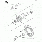 KX80 Big Wheel (KX80-R1) Передняя ступица