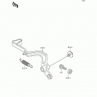 KX80 Big Wheel (KX80-T1) Педаль тормоза